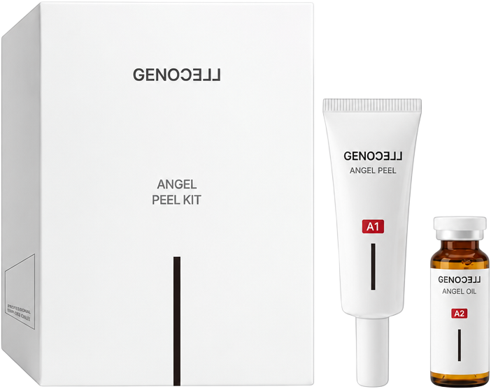 ANGEL PEEL KIT – škatla, tuba in steklenička
